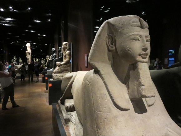 Oddly enough, Turin is the home of one of the biggest collections of Egyptian artifacts in the world. Here's the Gallery of the Kings at the Egizio Museo di Torino.