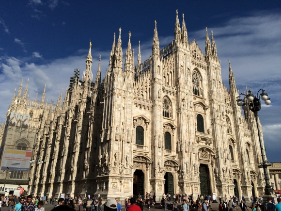 Duomo di Milano. Right at the center of Milan, the Duomo is the largest cathedral in Italy and far too ornate to comprehend.